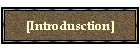 [Introdusction]